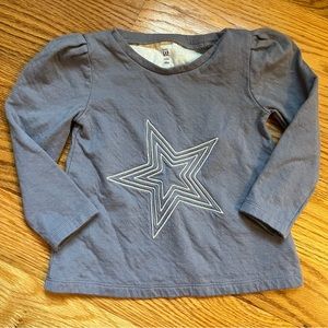 Baby gap double knit star shirt size 3T